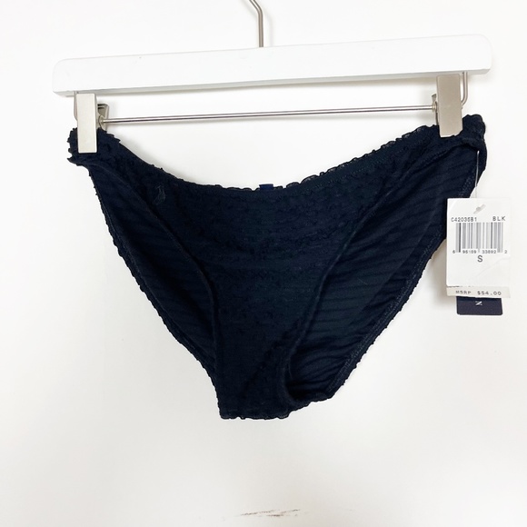 Ralph Lauren Womens Size S Small Bikini Bottom Swimsuit Black Black Label NWT - Picture 1 of 6